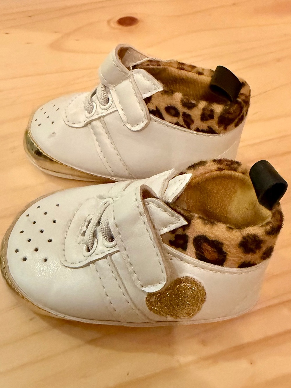 Little Me Heart Sparkle Baby Shoes